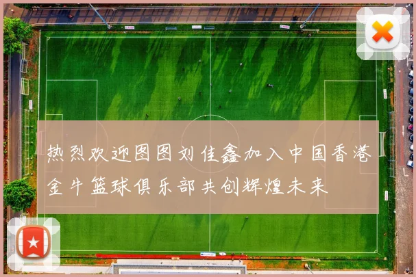 热烈欢迎图图刘佳鑫加入中国香港金牛篮球俱乐部共创辉煌未来